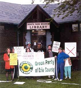 North Park Branch Library Protesters -- Help, Help, We're Being Oppressed!